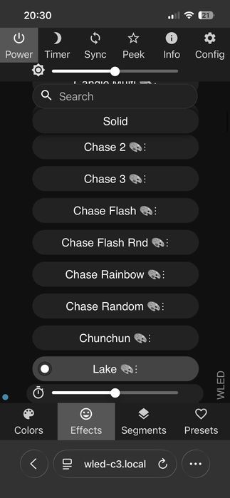 Lampa Smart WLED RGB – Efecte Dinamice, Control Telefon/PC, WiFi