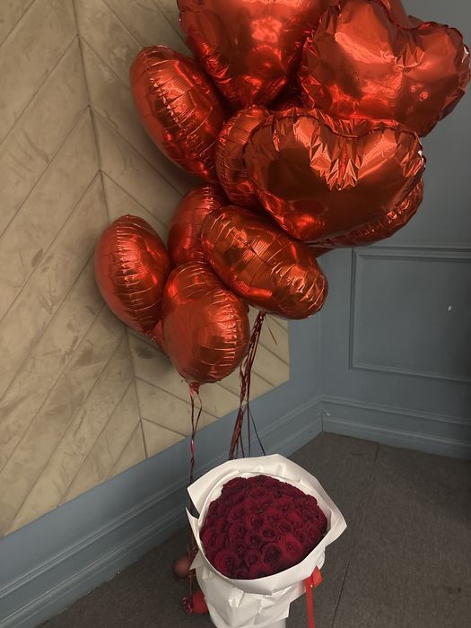 18 шариков гелий