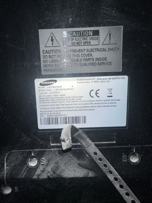 Телевизор Samsung 37” Full HD