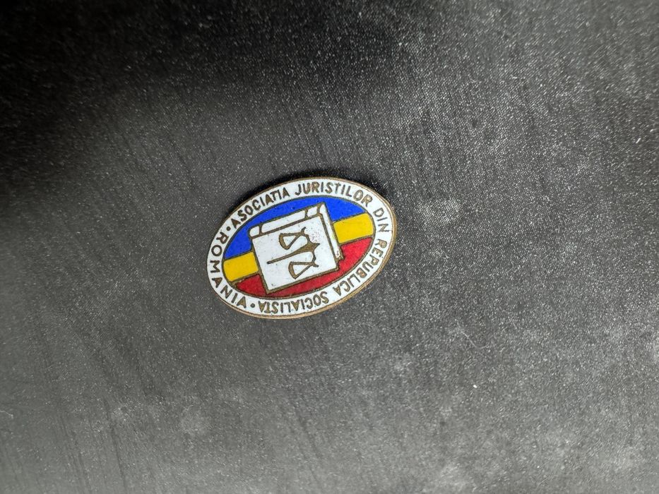 Insignă de colecție – Asociația Juriștilor R.S. România