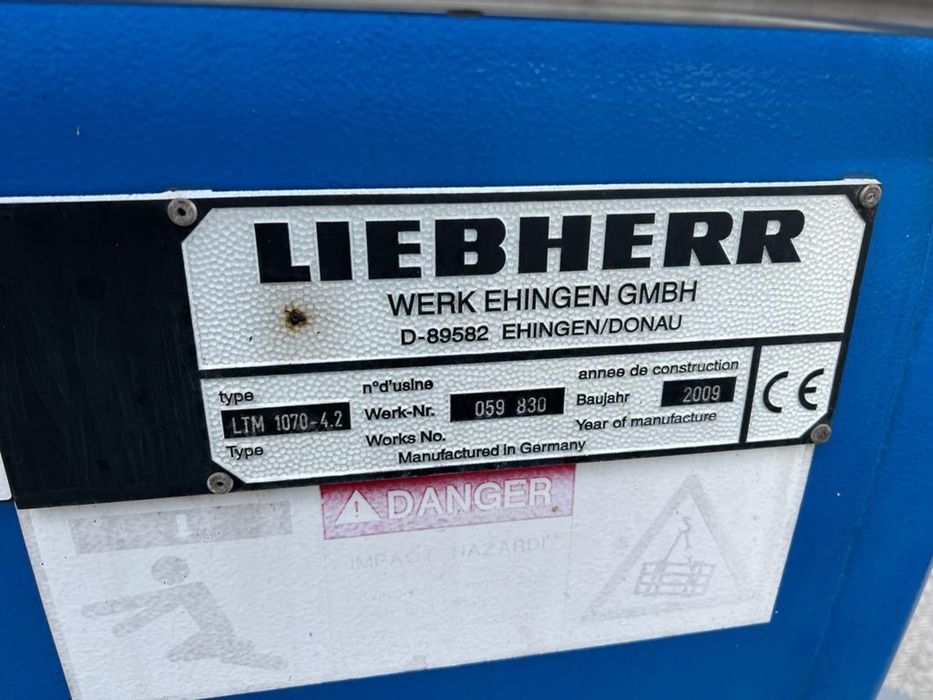 LIEBHERR LTM 1070 - an 2009