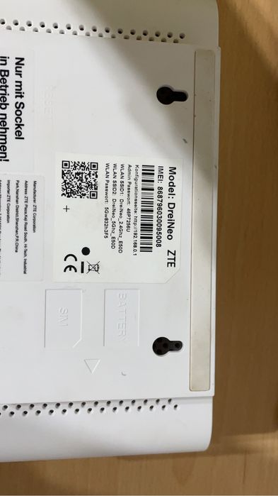 Router DreiNeo 2,4 Ghz si 5Ghz ZTE