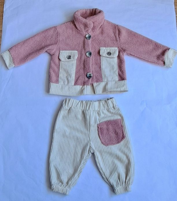 Pachet 2 costume noi bebe, mărime 68 cm, 3-6 luni