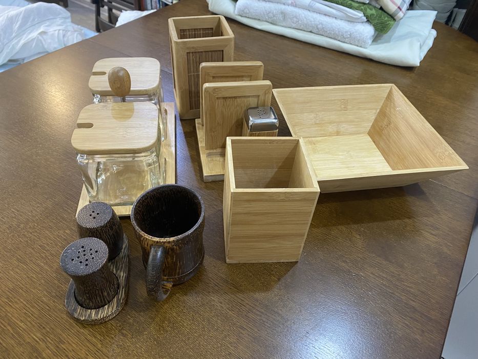 Набор из бамбука дерево