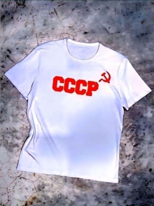 футболка и шорты рисунком гербом СССР РЕТРО стиль 8О х