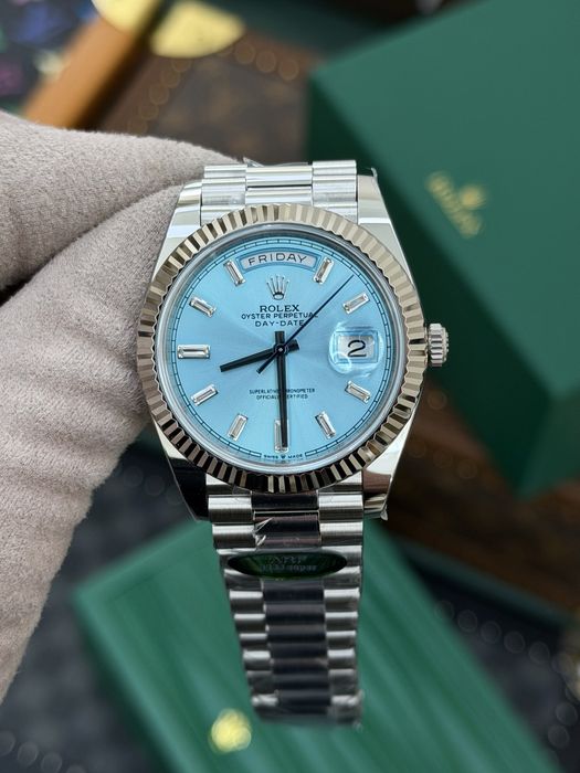 Rolex Day-Date Platinum Baguette 40mm