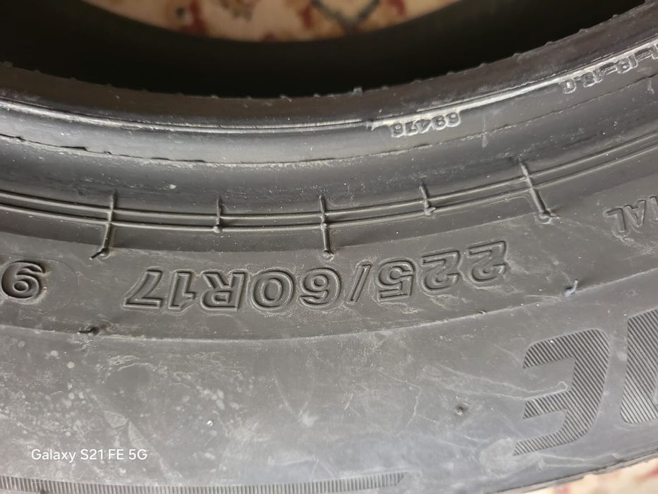 Шины летние bridgestone 225/60 r17