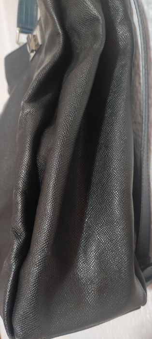 Дамска чанта, нова, голяма,  кожа,  цвят графит