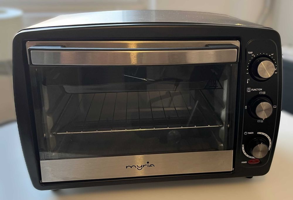 Cuptor electric cu convectie Myria MY4029, 20l, 1380W, negru-argintiu