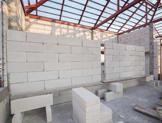 Gazoblok terish ishlari