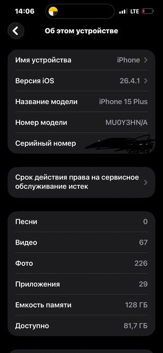 Iphone 15 plus 128 gb