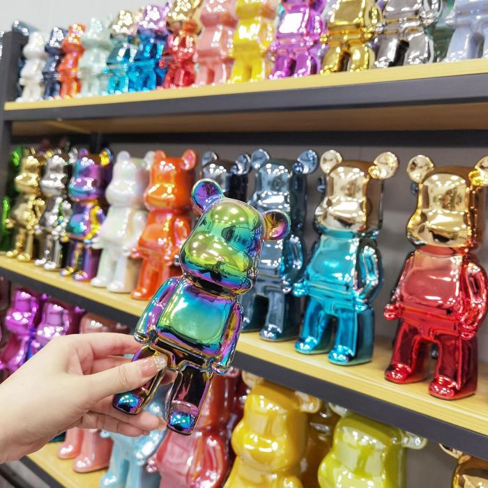 Bearbrick Art-Фигурка: Трендовая Копилка Интерьерный Медведь 3 размера