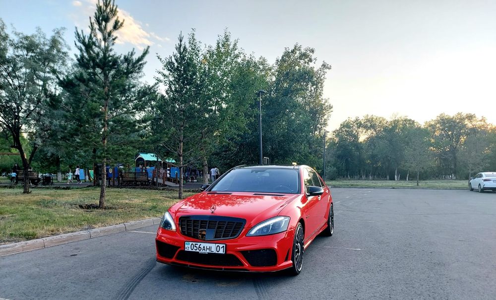 Бампер передний мерседес W221 рестайлинг