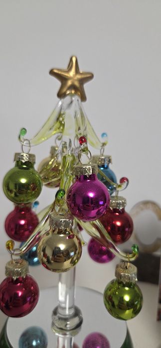 Bradut sticla cu leduri