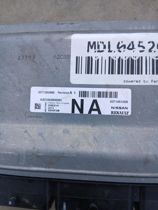 Ecu Modul/Unitate De Control Motor Dacia Duster 2017+ 1.0 -> 237105098S