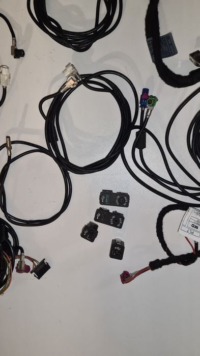 Cablu coaxial camera, display CIC, USB, NBT BMW E90 E60 F10 F01 E70 F3