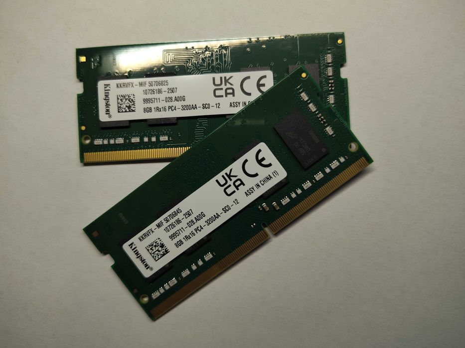 Kit Memorie RAM Laptop Kingston 16GB (2x8GB) DDR4 3200MHz CL22