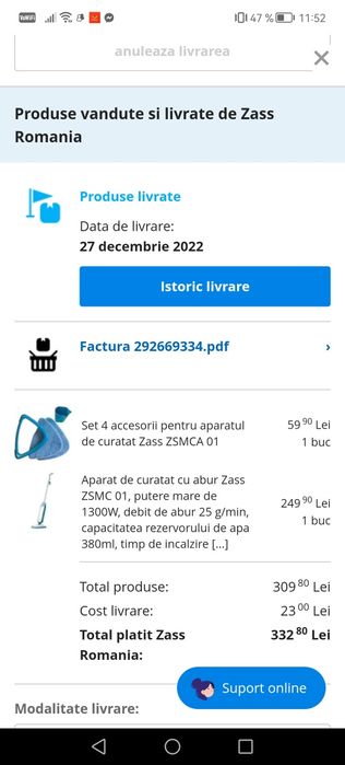 Mop cu abur Zass Zsmca