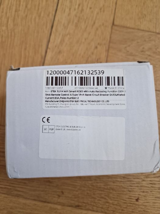 Siguranță 63A 1P+N smart RCBO Tuya