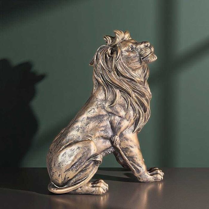 Нова Статуетка Лъв  или Закачалка Лъв за Стена 22см -Декорация