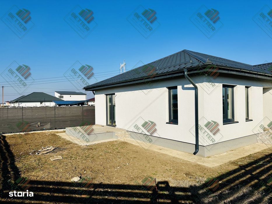 Casa Parter Individuala + Pod Comuna Berceni - 3 camere - 2 Bai