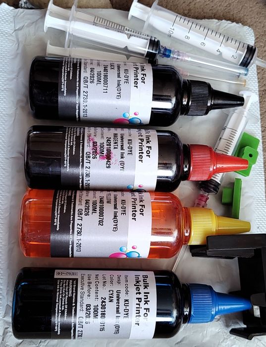 Set 4 × 100 ml  cerneala cartușe imprimanta
