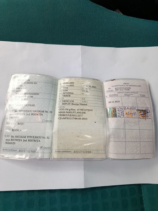 Vând Opel Agila,2003, motor 1,2 benzină verificare ianuarie 2026