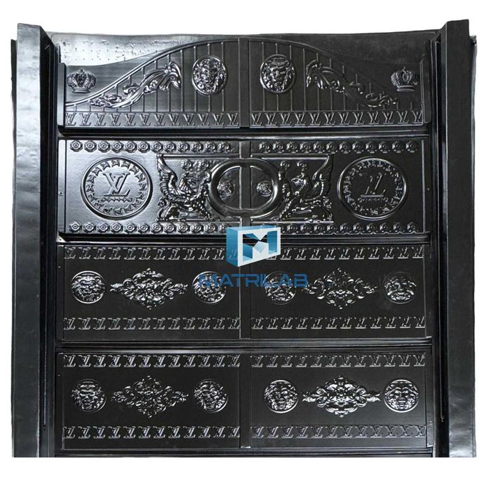 Matrite gard 100 lei panouri 3D forme stalpi piatra decorativa cruci