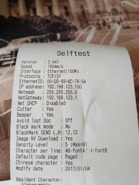 Чековый  принтер  Xprinter Chek printer Chel aparat  Xprinter