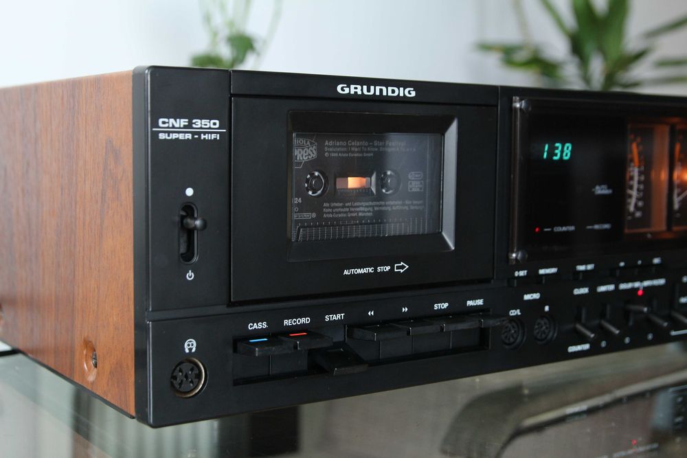 Grundig CNF 350 (Sanyo RD 5600) casetofon deck complet revizuit
