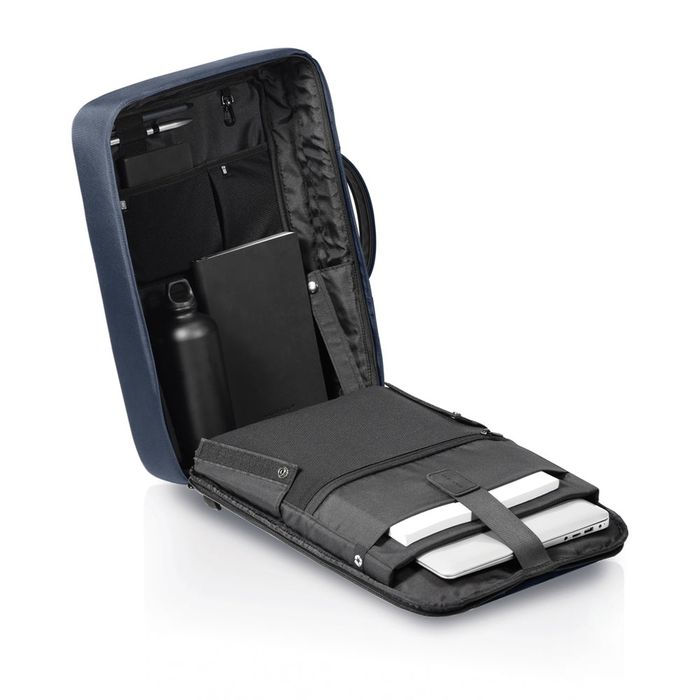 Rucsac geantă laptop XD Design Bobby Biz 2.0 navy cu antifurt