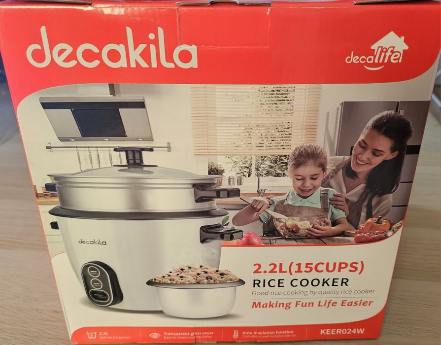 *Нов* Rice Cooker Decakila 2.2 литра