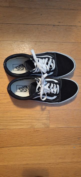 Кецове Vans, 41 номер, естествена кожа - велур.