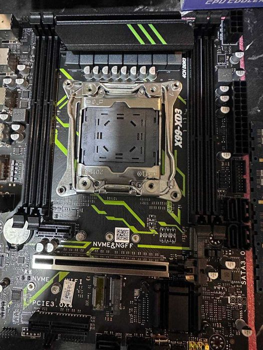 Мощные 12 ядерные комплекты x99 +2673v3 + озу 32 гб ддр3 + куллер