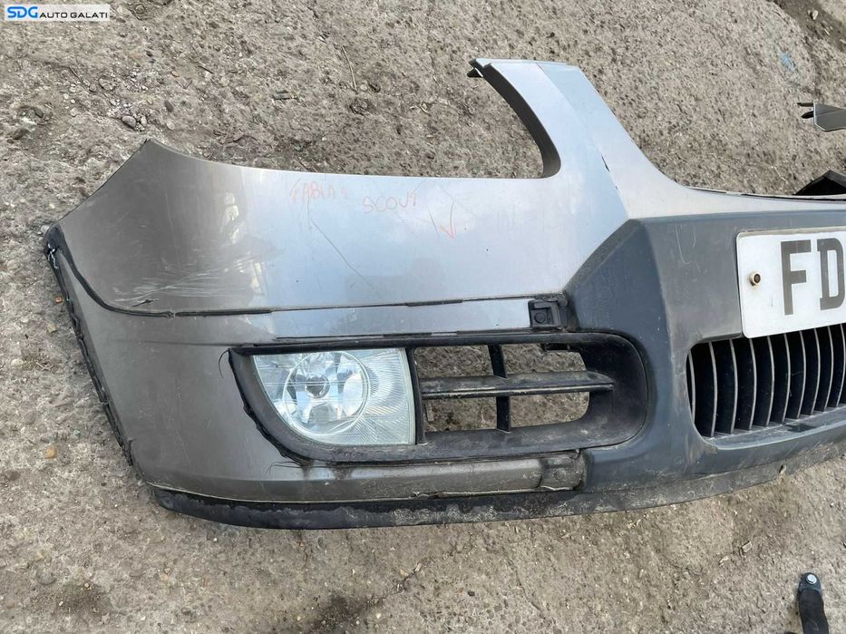 Bara Spoiler Fata cu Grile cu Defect Skoda Fabia 2 Scout 2007 - 2014 [L0445]