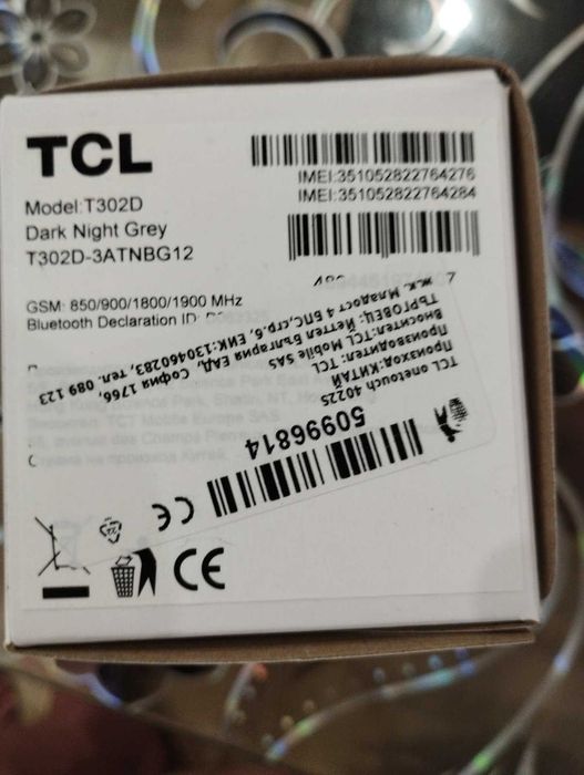TCL one touch1 брой мобилен телефон TCL one touch, нов