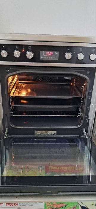 Готварска печка с керамичен плот