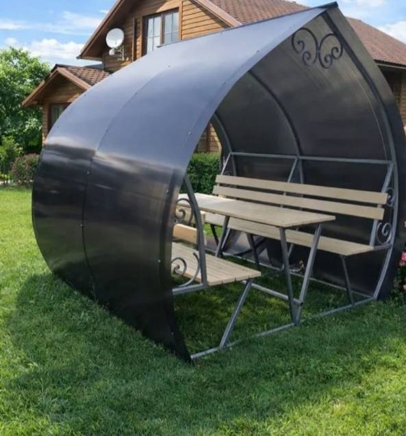 Изготовление садовых беседок