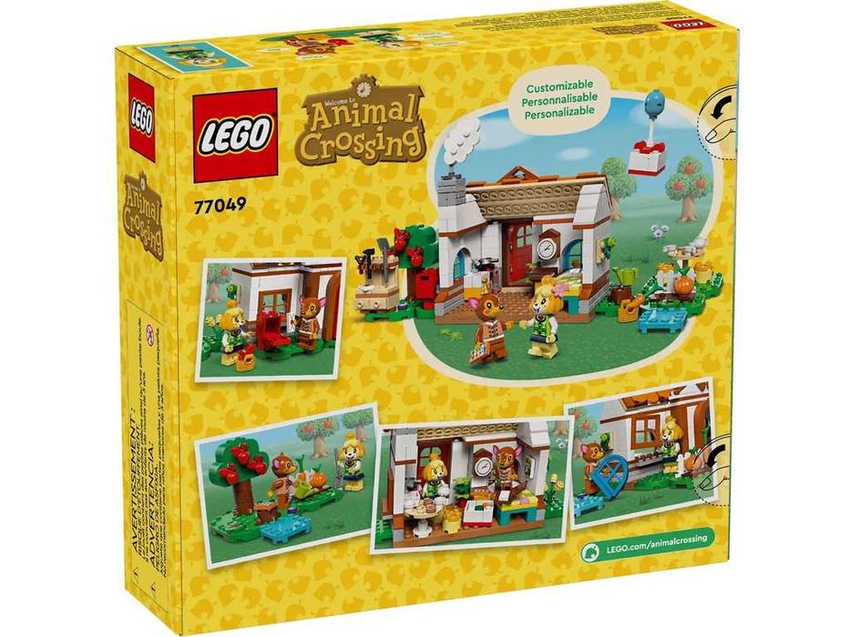 НОВО! LEGO Animal Crossing 77049 Kъщата на Isabelle
