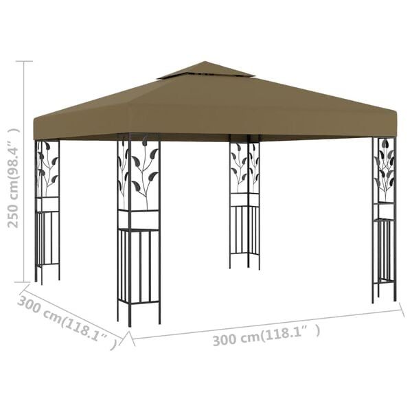 Чисто нова vidaXL Шатра, 3x3 м, 180 г/м²