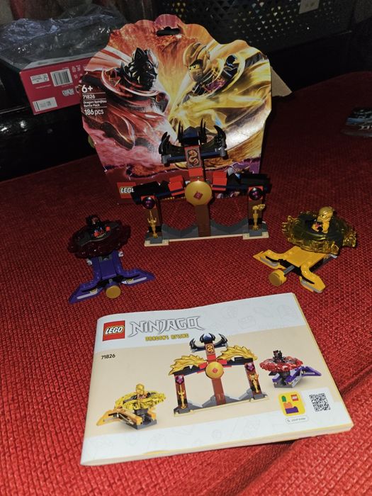 de luptă cu dragoni Spinjitzu (71826) + un robot ninja