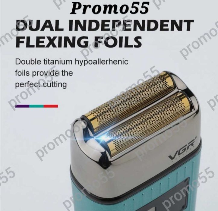 Водоустойчив Шейвър Акумулаторна Самобръсначка за Брада,Коса VGR V-357