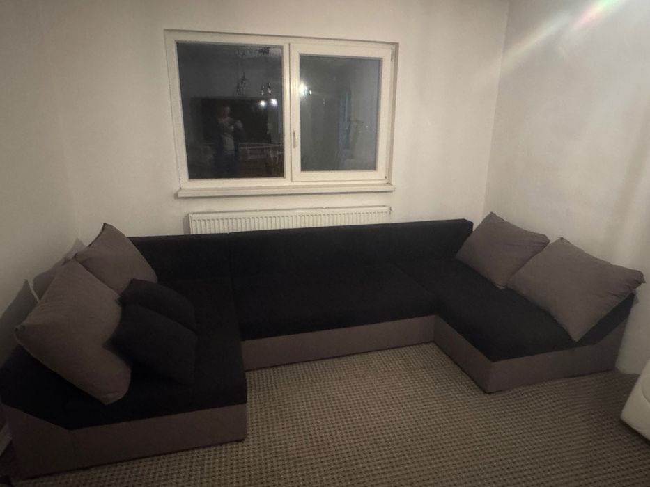 Canapea în U + două fotolii