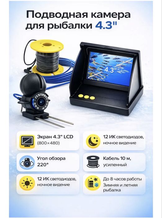 Эхолот с камерой для рыбалки
