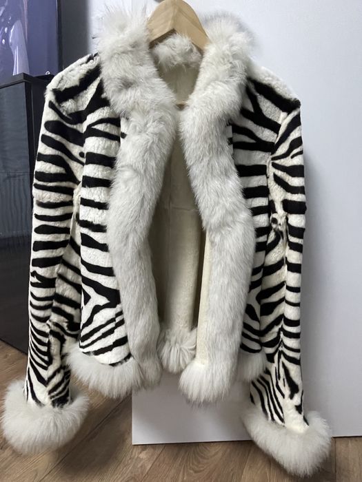 Blană Zebră Naturală