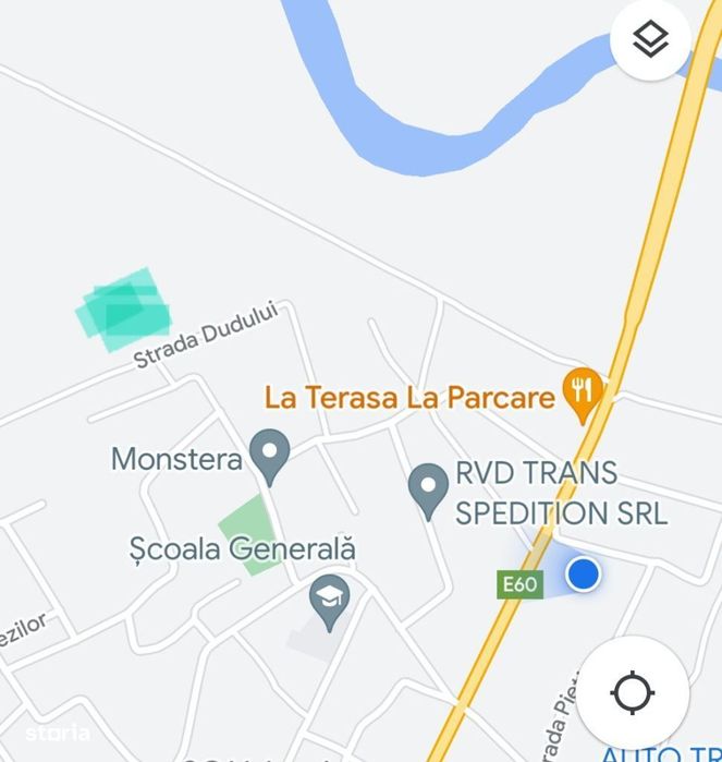 Teren intravilan de vânzare/ închiriere