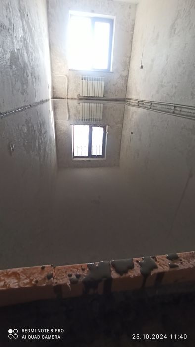 Наливной пол! Укладка ламината!