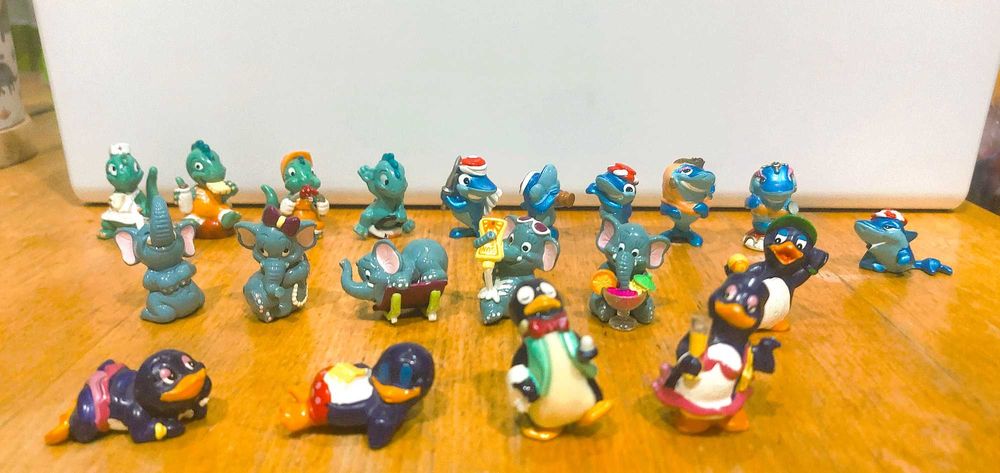 Лотове Kinder Surprise ретро  - лъвчета, хипопотами, Мики Маус