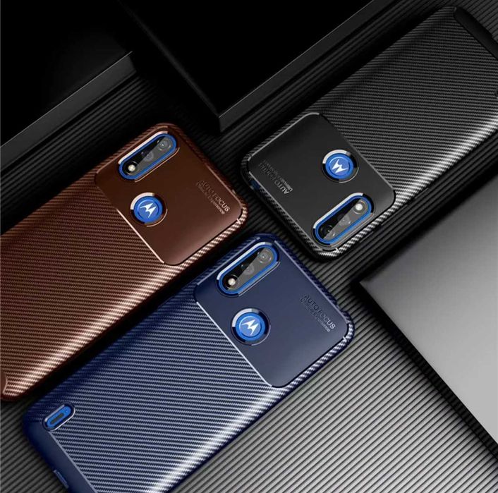 Husa Premium Antisoc model Carbon pt. Motorola Moto G60, E7 Power