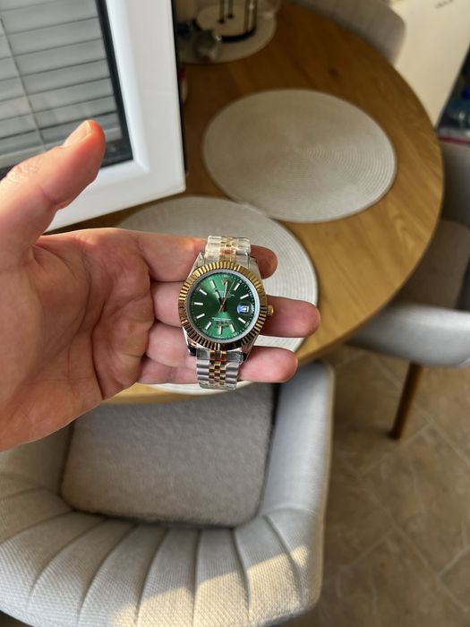 Rolex Datejust Gold And Green Dial 41 mm